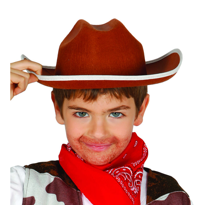 Cappello da Cowboy per Bambini Marrone