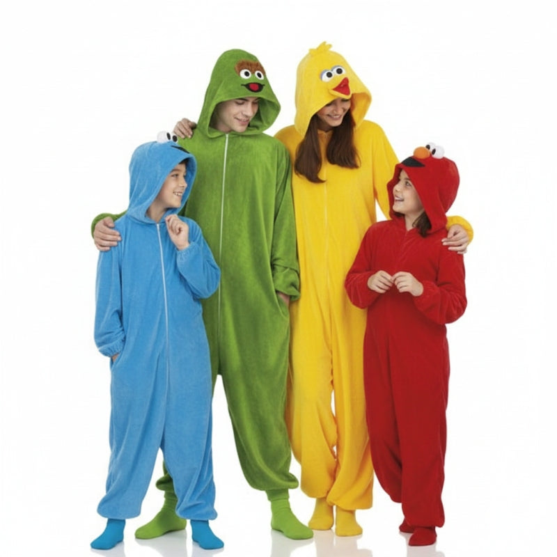 Gruppo Sesame Street Kigurumi