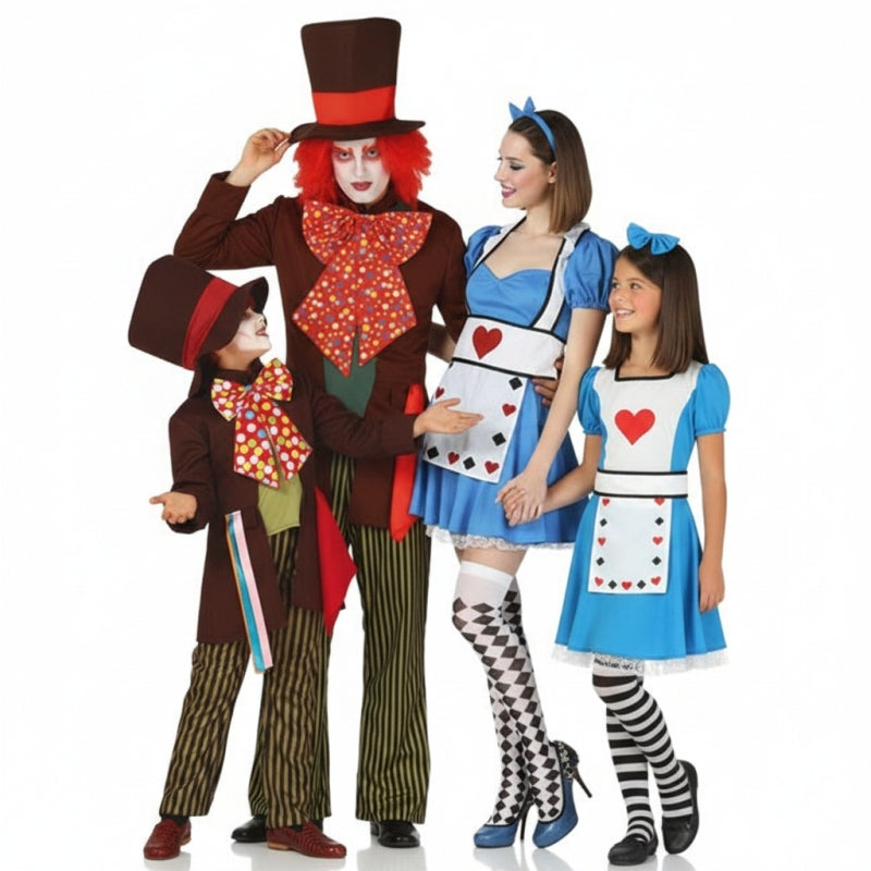 Gruppo Cappellaio Matto e Alice nel Paese delle Meraviglie