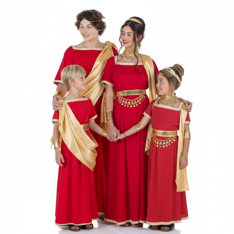 Gruppo Romani in rosso e oro