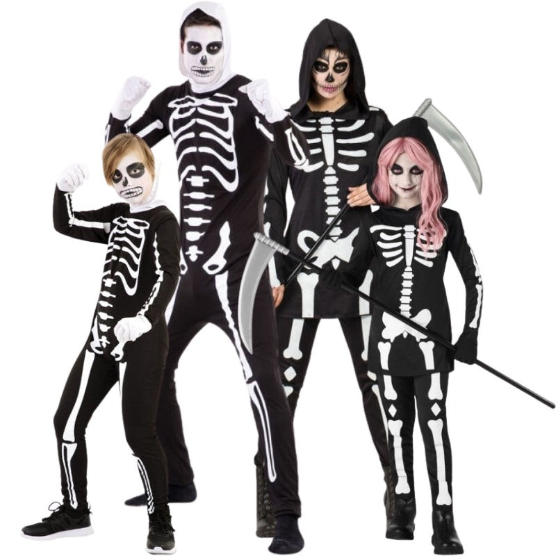 Disfraces Esqueletos con Capucha para grupos y familias