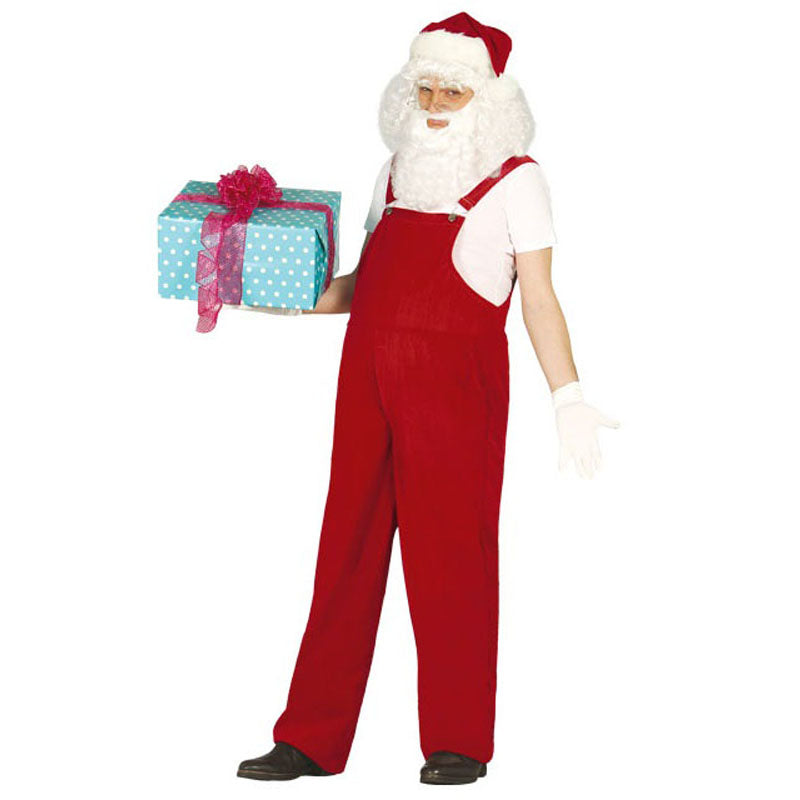 Costume da Babbo Natale deluxe da uomo con accessori