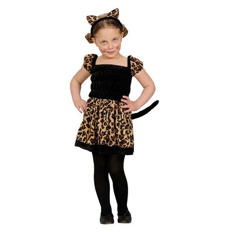 BuzzoXerex Costume Leopardo Donna – Tuta Felpata Con Cerchietto E Adesivo, Perfetto Per Carnevale E Cosplay