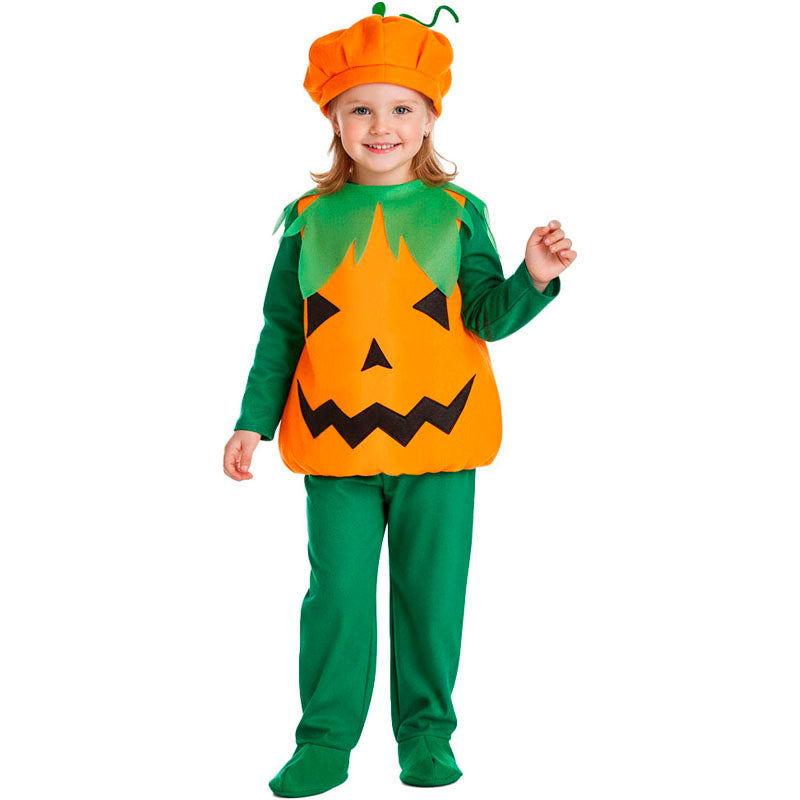 Disfraz de Calabaza naranja para niño Bis