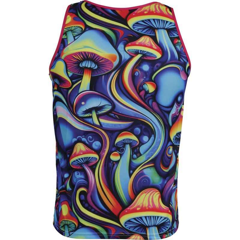 Camiseta Tirantes Psicodélica Setas para hombre Espalda