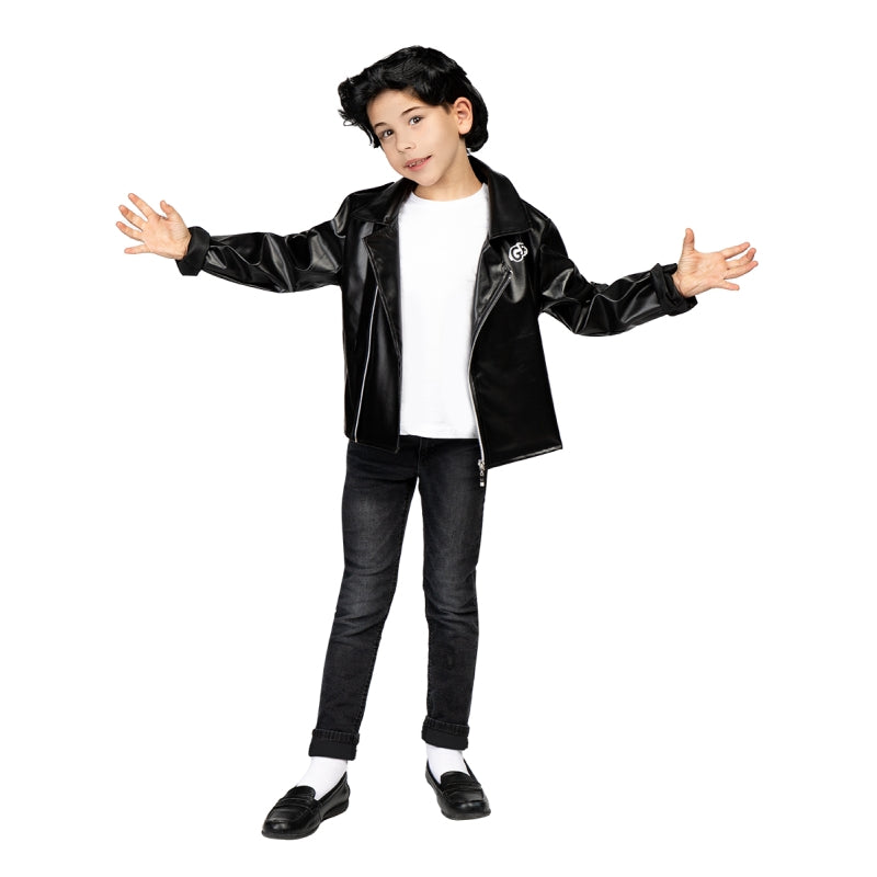 Disfraz de Chaqueta Negra T-Birds - Grease para niño Bis 2