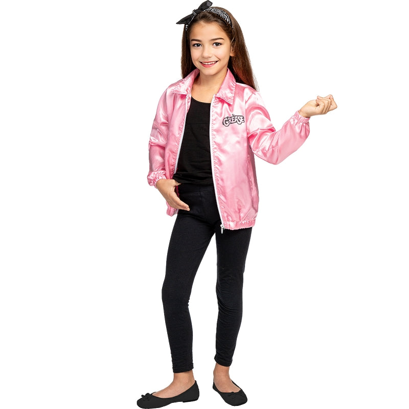 Disfraz de Chaqueta Pink Ladies Original de Grease para niña