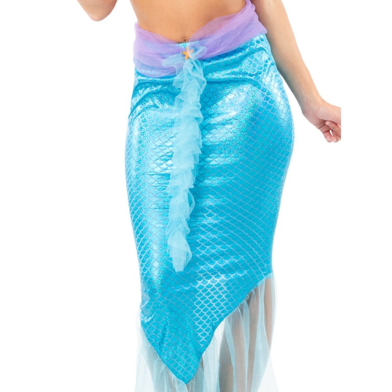 Disfraz de Cola de sirena para mujer Detalle