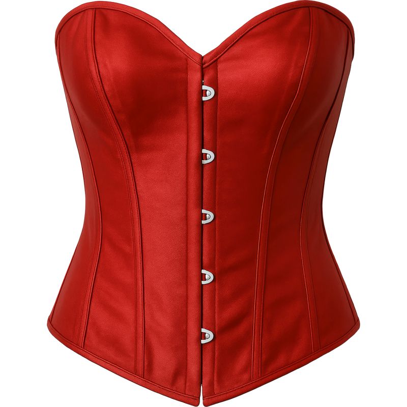 Corset Rojo para mujer Detalle