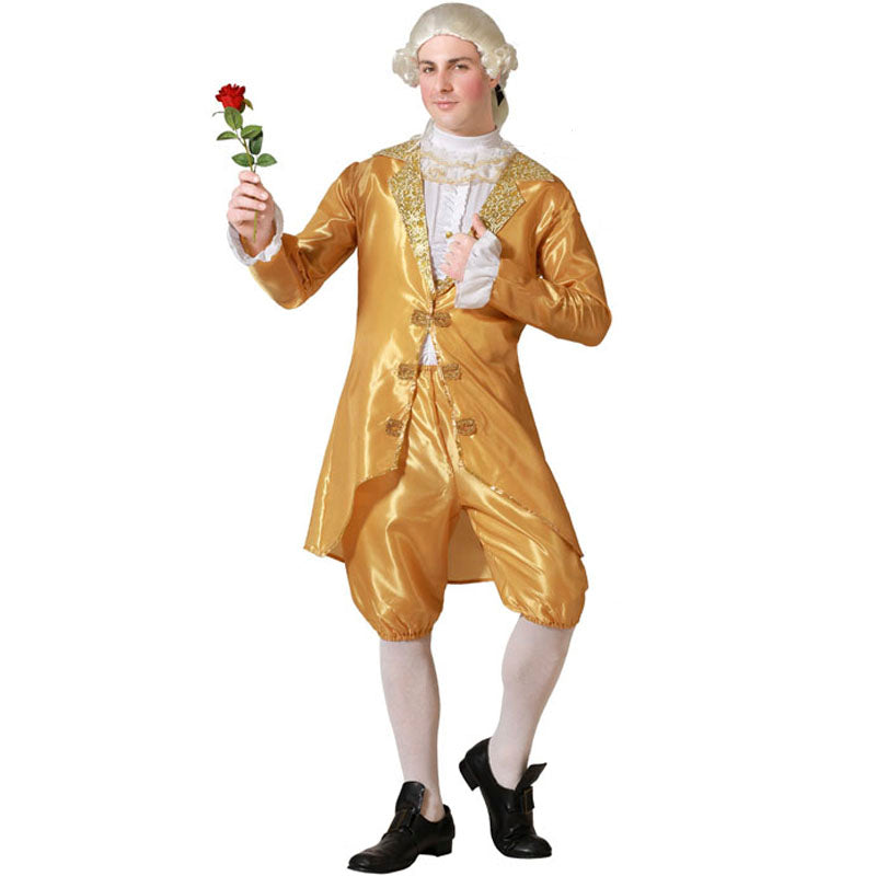 Disfraz de Cortesano Dorado para hombre