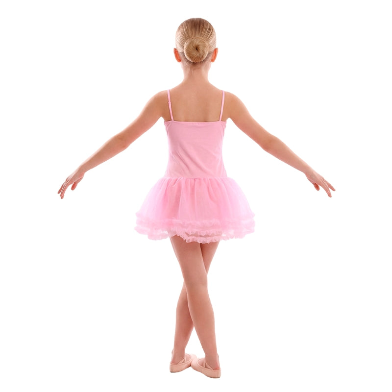 Disfraz de Bailarina Ballet Rosa para niña Espalda