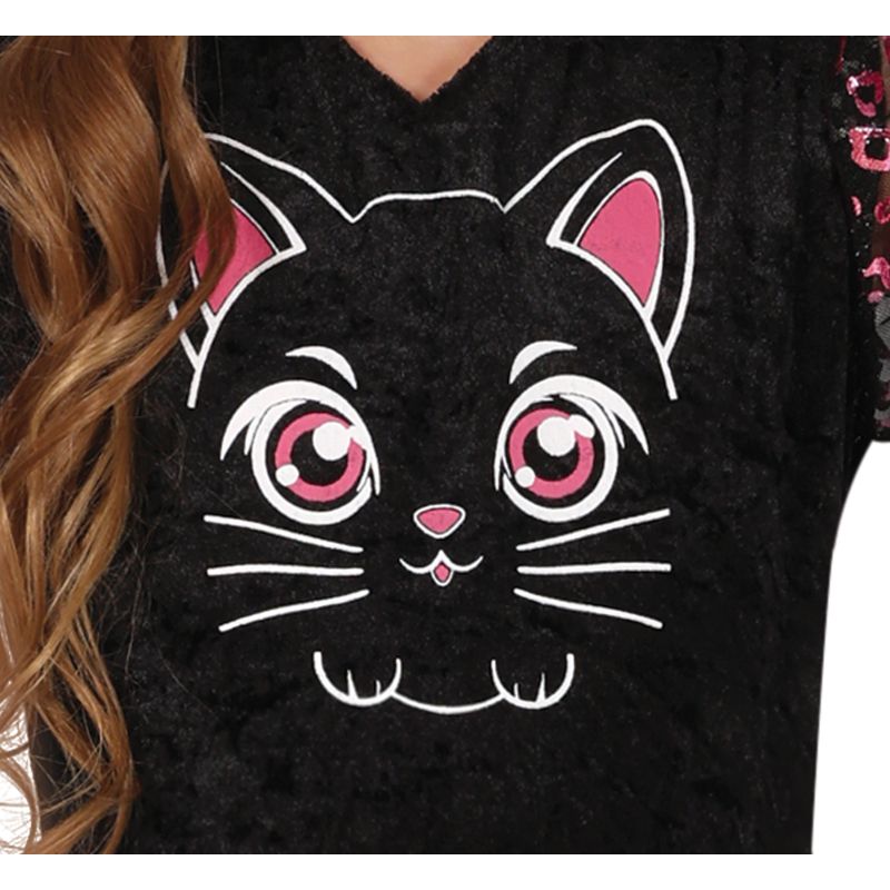 Disfraz de Black Kitty para niña Bis
