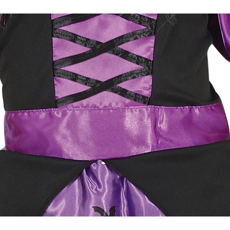 Disfraz de Bruja Nocturna para niña Detalle