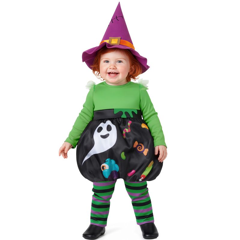 Disfraz de Brujita Caldero para bebé