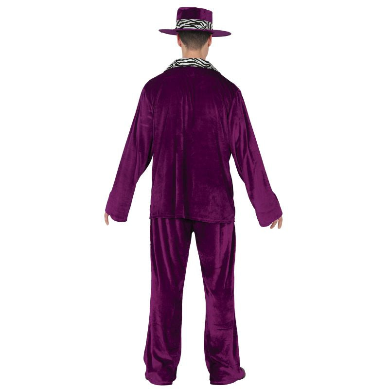 Disfraz de Chulo Big Daddy para hombre Espalda