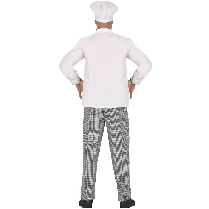 Disfraz de Cocinero Chef para hombre Espalda