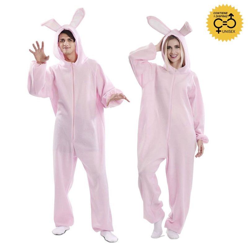 Disfraz de Conejo Rosa de Cuento adulto unisex Bis