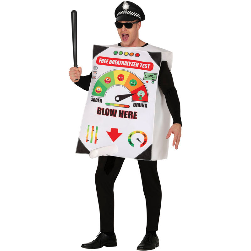 Disfraz de Alcoholímetro adulto unisex
