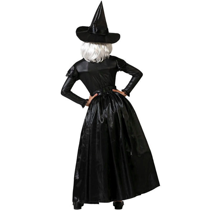 Disfraz de Bruja del Pentagrama para niña Espalda