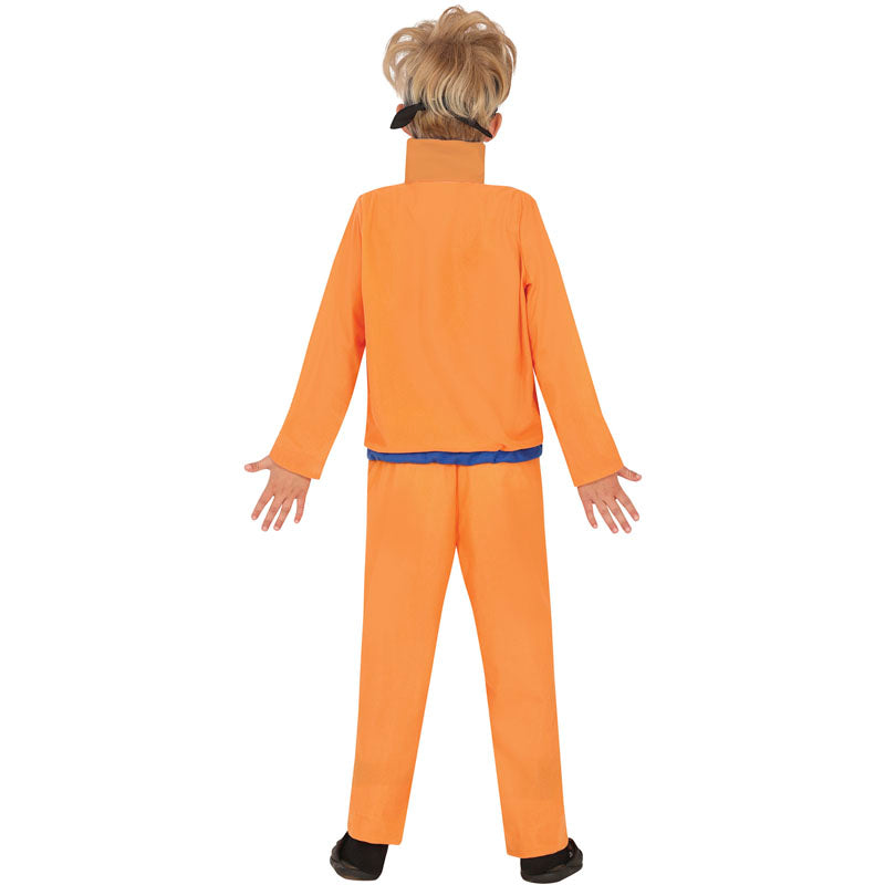 Disfraz de Naruto Uzumaki para niño espalda