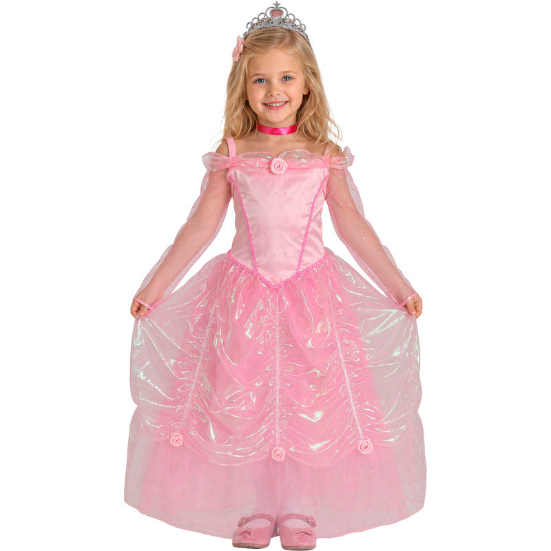 Disfraz de Princesa Cuento Rosa Deluxe para niña
