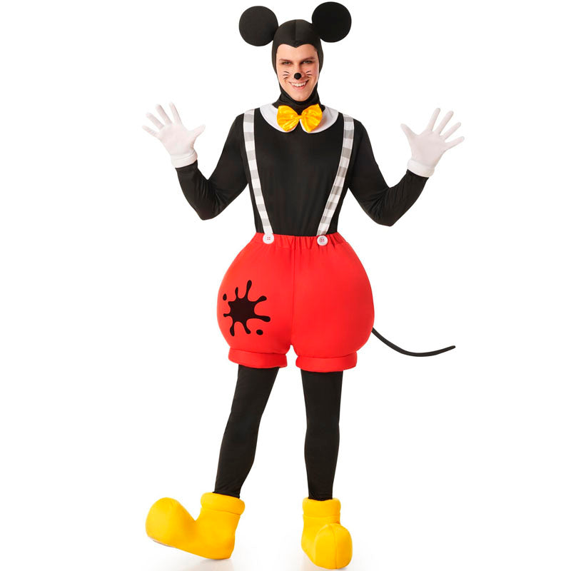 Disfraz de Ratón Mickey con parche para hombre