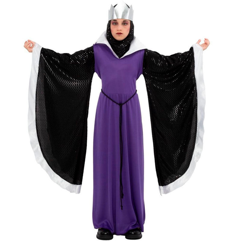 Disfraz de Reina Bruja Blancanieves para niña