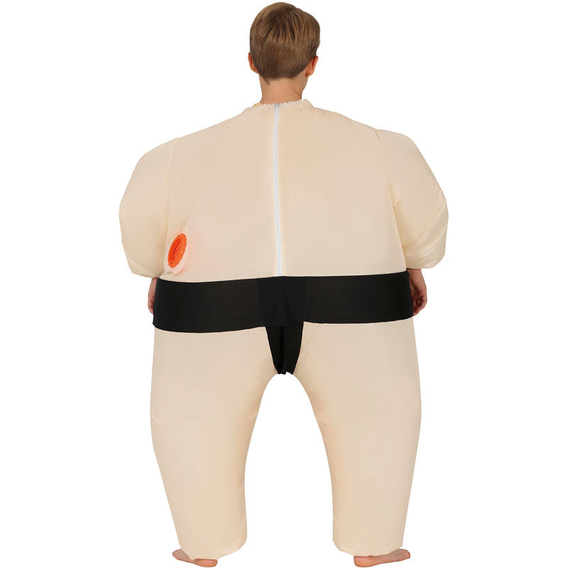 Disfraz de Sumo hinchable infantil Espalda