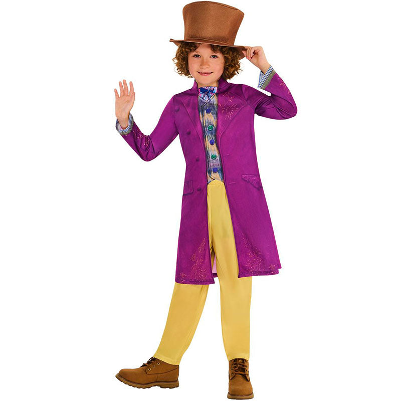 Disfraz de Willy Wonka deluxe para niño