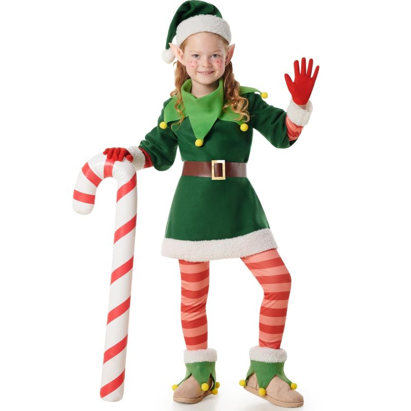 Disfraz de Elfa Dulce Navidad para niña