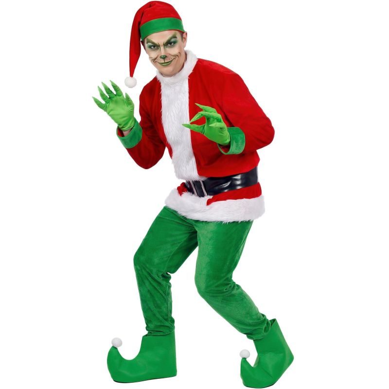 Disfraz de Elfo El Grinch para hombre