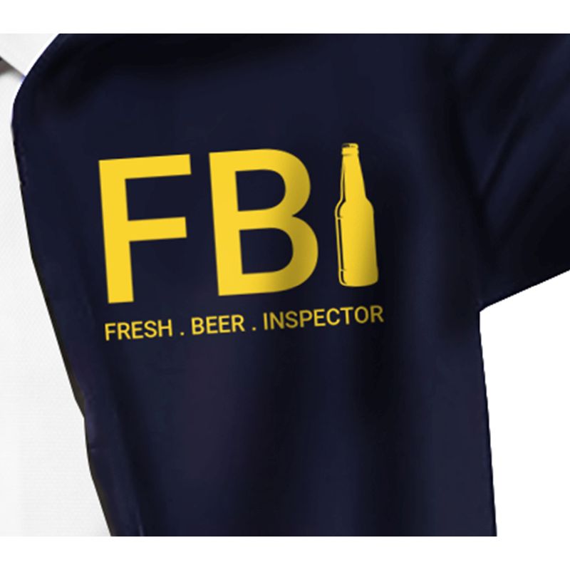 Disfraz de Inspector Cerveza Fresca para hombre Detalle Chaqueta
