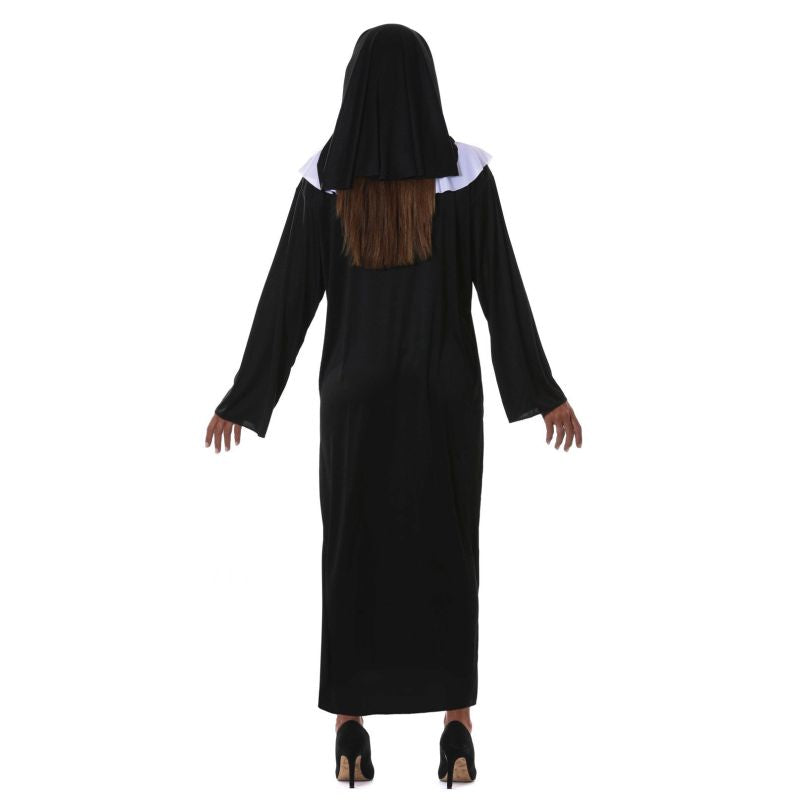 Disfraz de Monja de Clausura Clásico para mujer Espalda