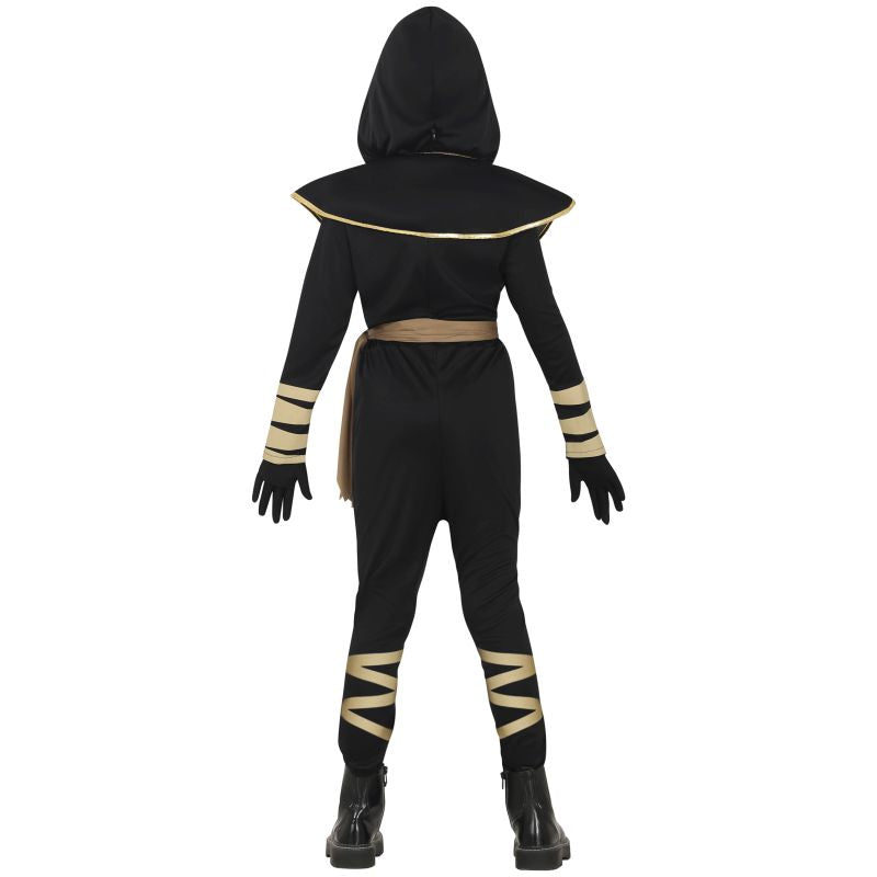 Disfraz de Ninja Kombat para niña Espalda