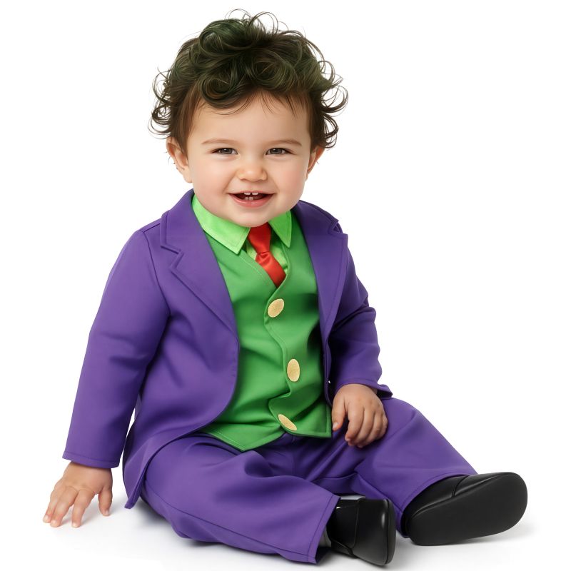 Disfraz de Payaso Alocado Supervillano para bebé