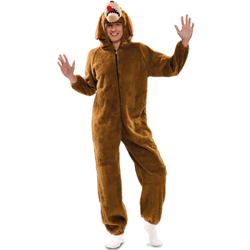 Disfraz de Perro Peluche adulto unisex Hombre