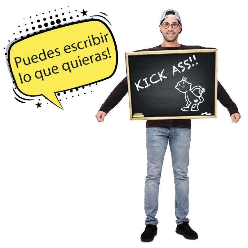 Disfraz de Pizarra para hombre