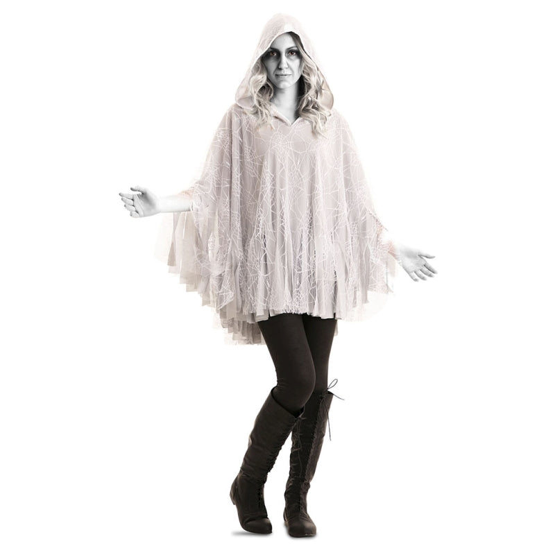 Disfraz Poncho Fantasma adulto unisex