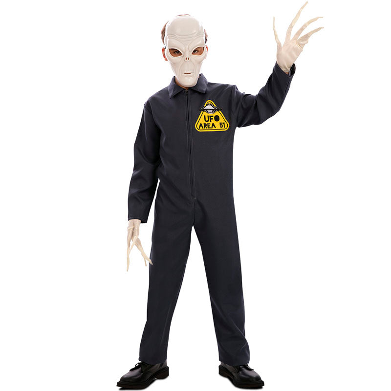 Disfraz de Alien Area 51 para niño
