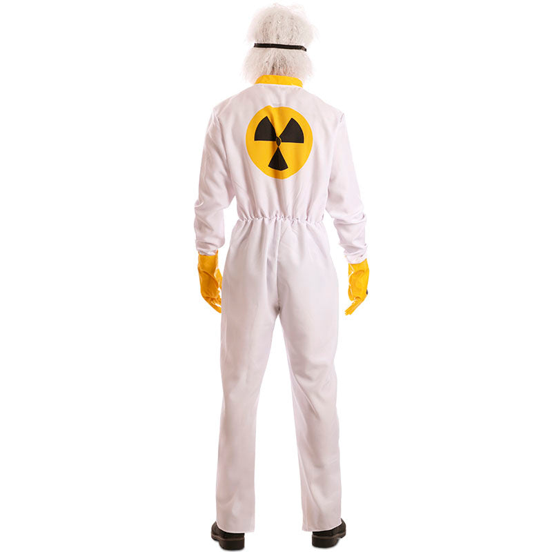 Disfraz de Científico Nuclear para hombre Espalda