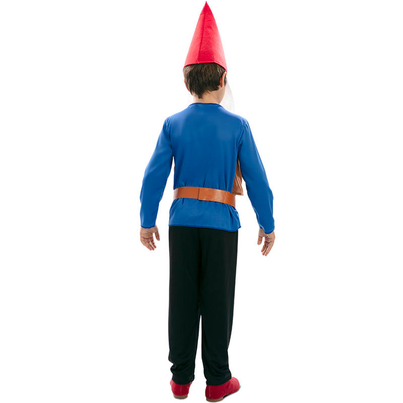 Disfraz de David el Gnomo para niño Espalda