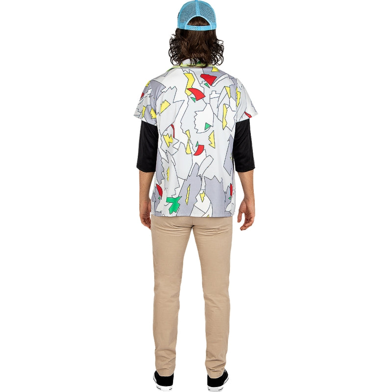 Disfraz de Dustin de Stranger Things 4 Oficial Netflix para hombre Espalda