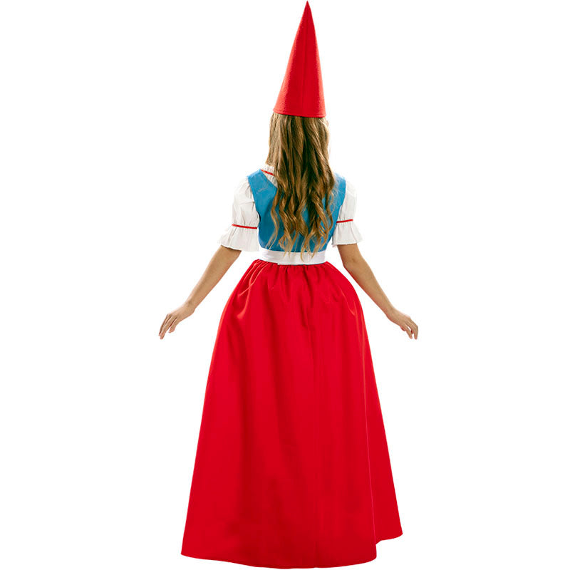 Disfraz de Lisa de David el Gnomo para niña Espalda