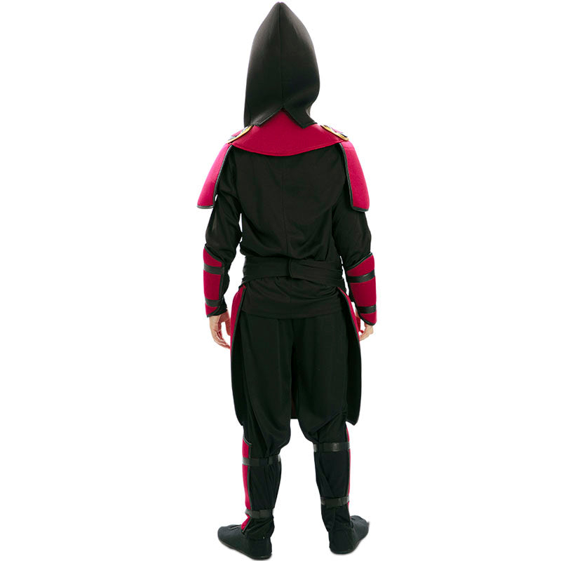 Disfraz de Maestro Samurai para niño Espalda