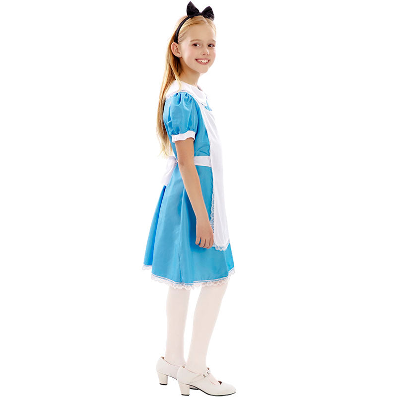 Disfraz de Princesa Alicia para niña Perfil