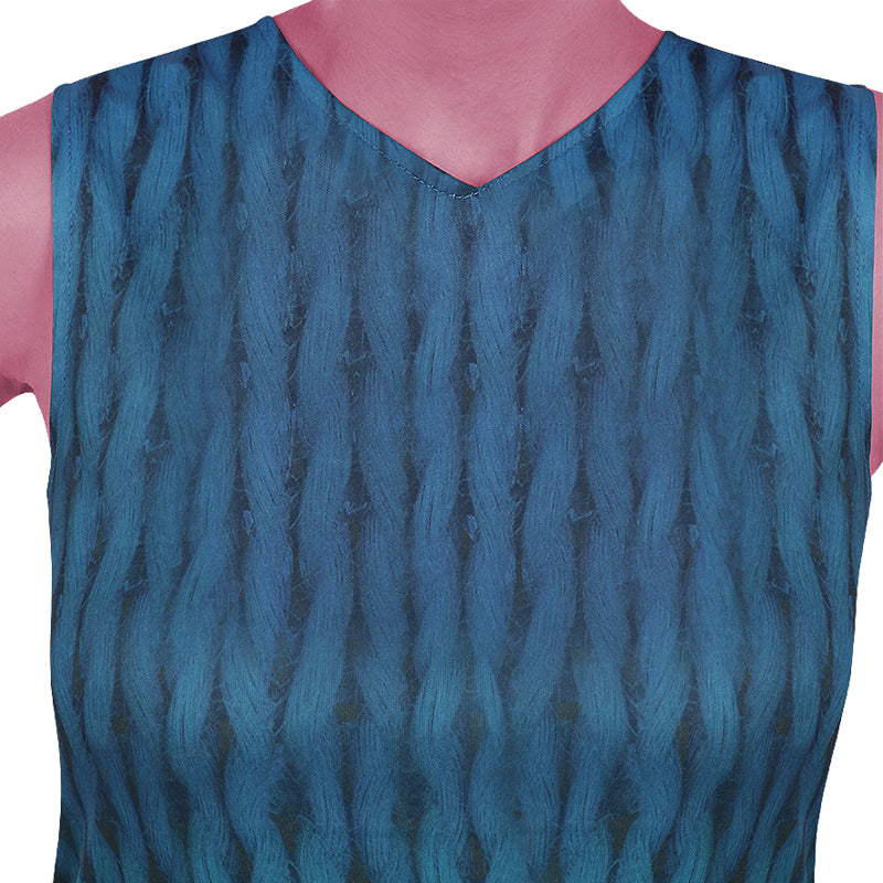 Disfraz de Poppy de los Trolls para mujer Detalle