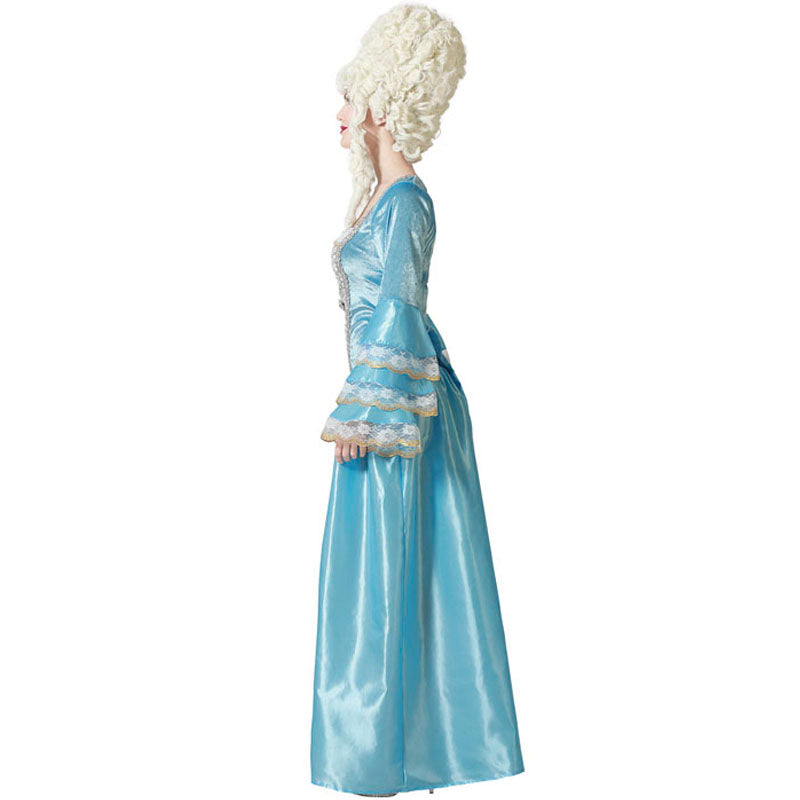 Disfraz para mujer de Veneciana época azul Perfil