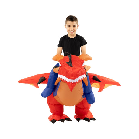 Disfraz de Dragón a hombros hinchable infantil Bis