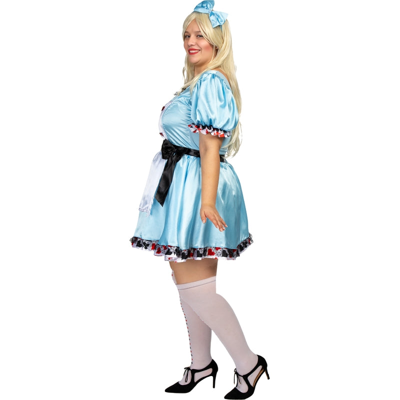 Disfraz de Alicia Deluxe para mujer Perfil Talla Grande