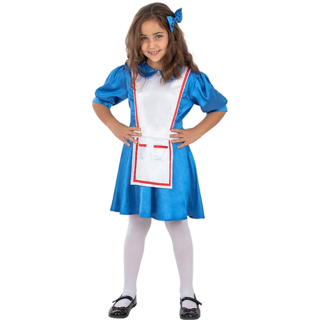 Disfraz de Alicia para niña Bis